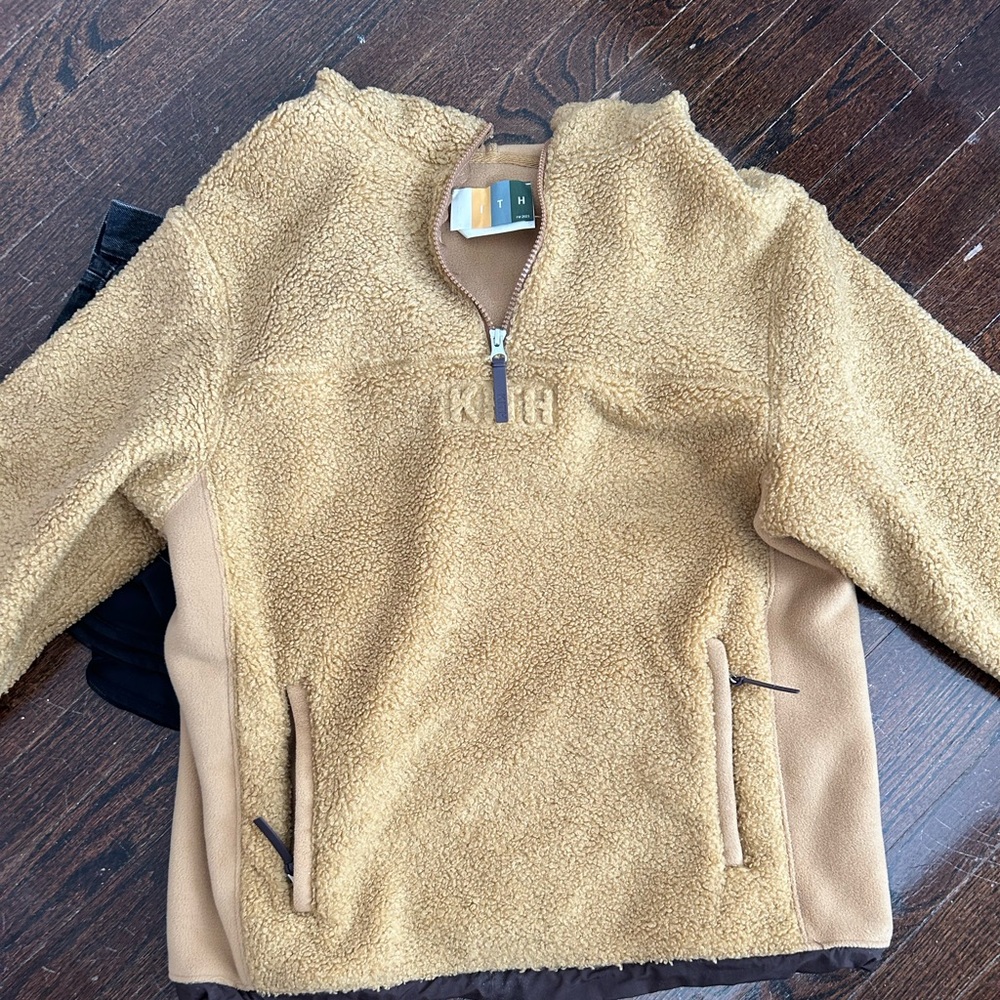 Kith unisex fuzzy hoodie size small